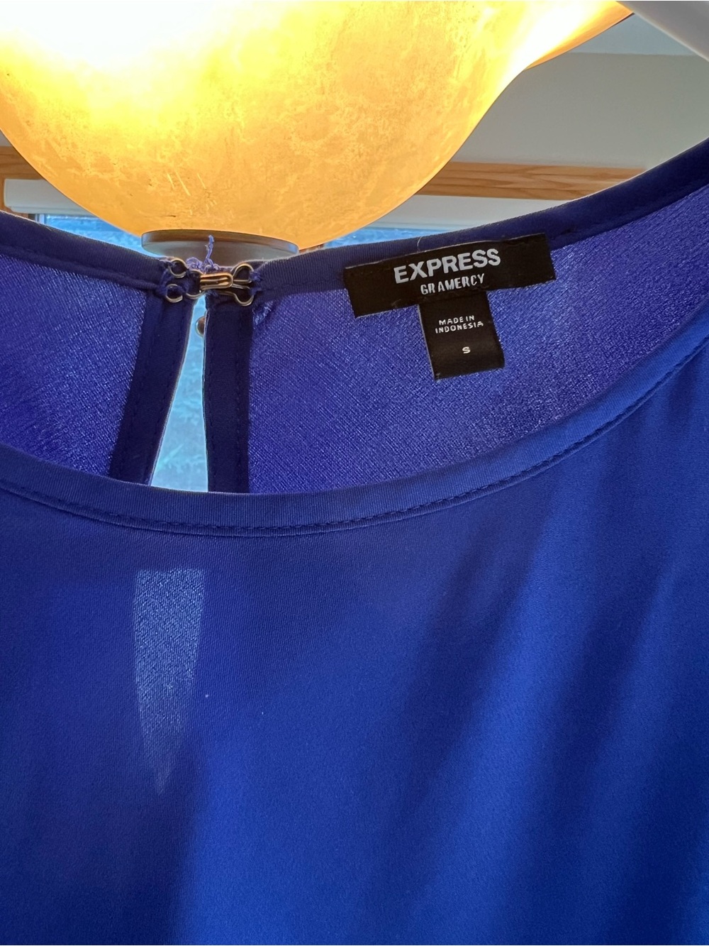 Express Blue Blouse - Picture 2 of 3
